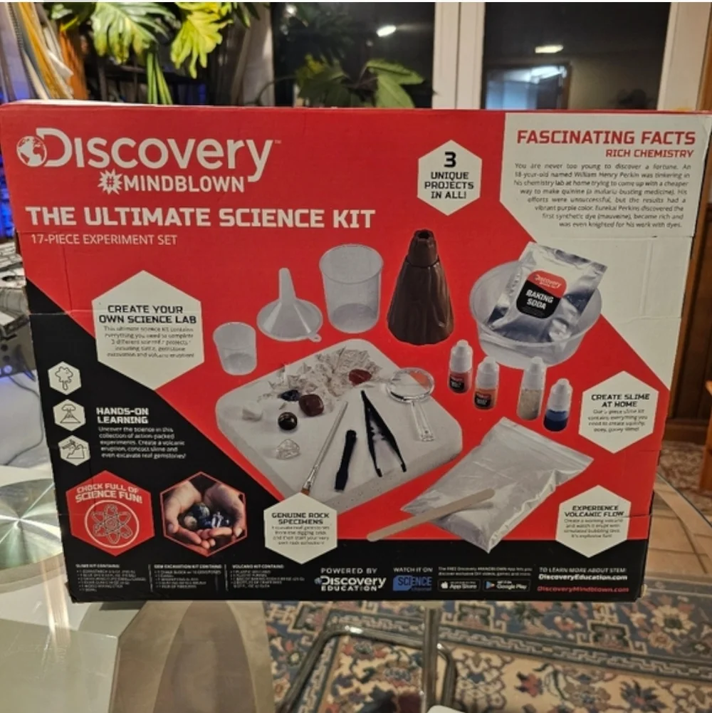 Discovery Mindblown The Ultimate Science Kit 17 Pc Experiment Set